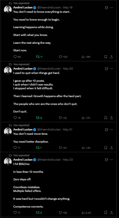 X Post Example